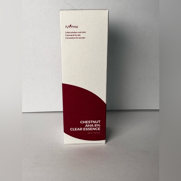 🆕 ISNTREE Chestnut AHA 8% Clear Essence 100 mL NIB - Picture 3 of 6